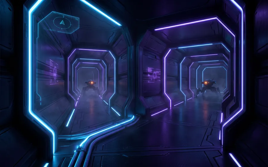 Labyrinthe futuriste